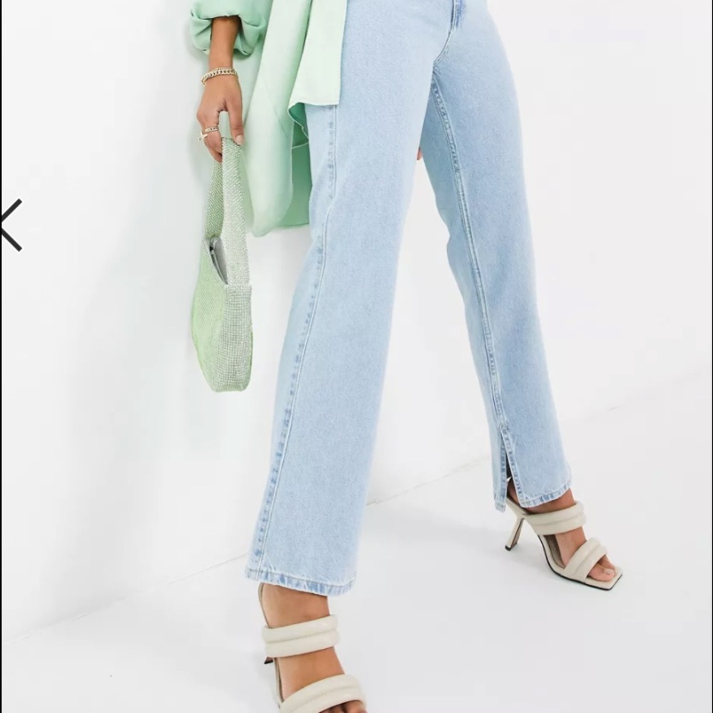 Stradivarius Split Leg Jeans